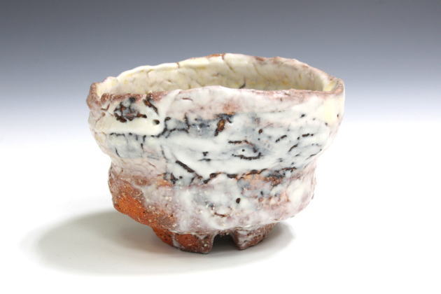 柳瀬美術店 / 宇田川抱青「№1 萩ぐい呑」共箱[UDAGAWA Hosei]№1 Sake cup