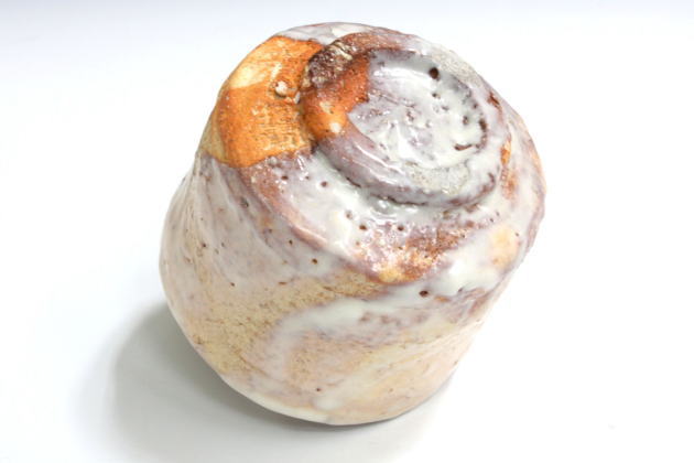 柳瀬美術店 / 宇田川抱青「№4 萩ぐい呑」共箱[UDAGAWA Hosei]№4 Sake cup