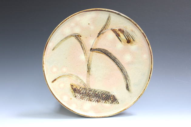 柳瀬美術店 / 北大路魯山人「絵御本芦絵平鉢」黒田陶々庵箱[KITAOJI