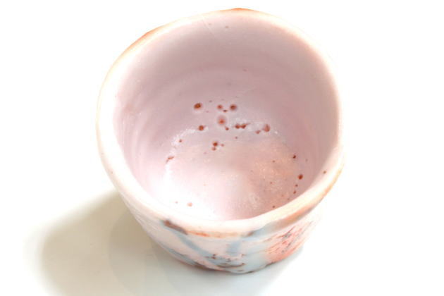 柳瀬美術店 / 加藤孝造「志野ぐい呑-6」共箱[KATO Kozo]Sake cup