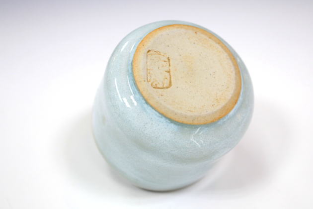柳瀬美術店 / 宇野宗甕 「鈞窯酒盃」共箱[UNO Soyo]Sake cup
