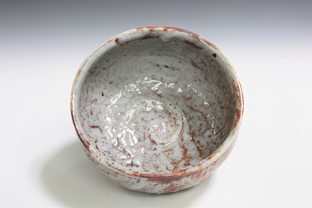 柳瀬美術店 / 北大路魯山人【志野茶碗】共箱[KITAOJI Rosanjin]Tea bowl