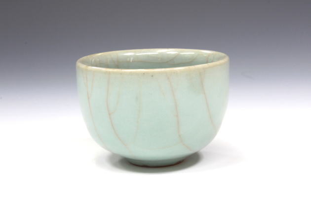 陶芸家 人間国宝 三浦小平二 青磁 盃 ぐい呑 酒器 青瓷 箱なし 柳瀬