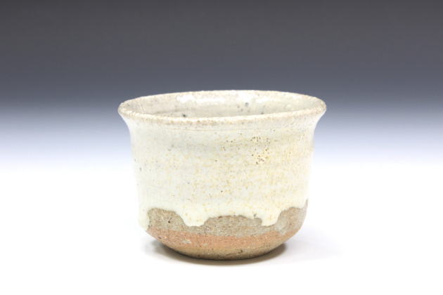 柳瀬美術店 / 西岡小十「斑唐津ぐい呑-6」共箱[NISHIOKA Koju