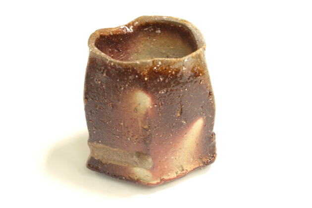 柳瀬美術店 / 隠崎隆一「備前酒呑」共箱[KAKUREZAKI Ryuichi]Sake cup