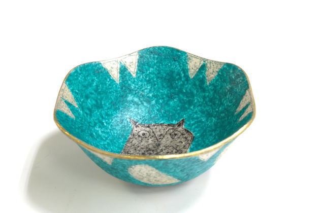 柳瀬美術店 / 前田正博「色絵酒器-1」共箱[MAEDA Masahiro]Sake cup