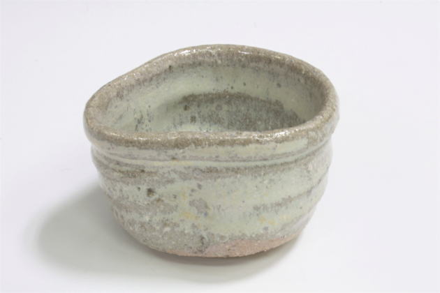 柳瀬美術店 / 西岡小十 「斑唐津沓ぐい呑-2」共箱[NISHIOKA Koju]Sake cup